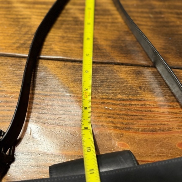 Coach Mercer Nylon & Leather Shoulder bag Blackl. Authentic - Picture 16 of 16